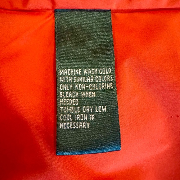 Lauren Ralph Lauren Women's Orange Quilted Vest Size - Large - Picture 8 of 10